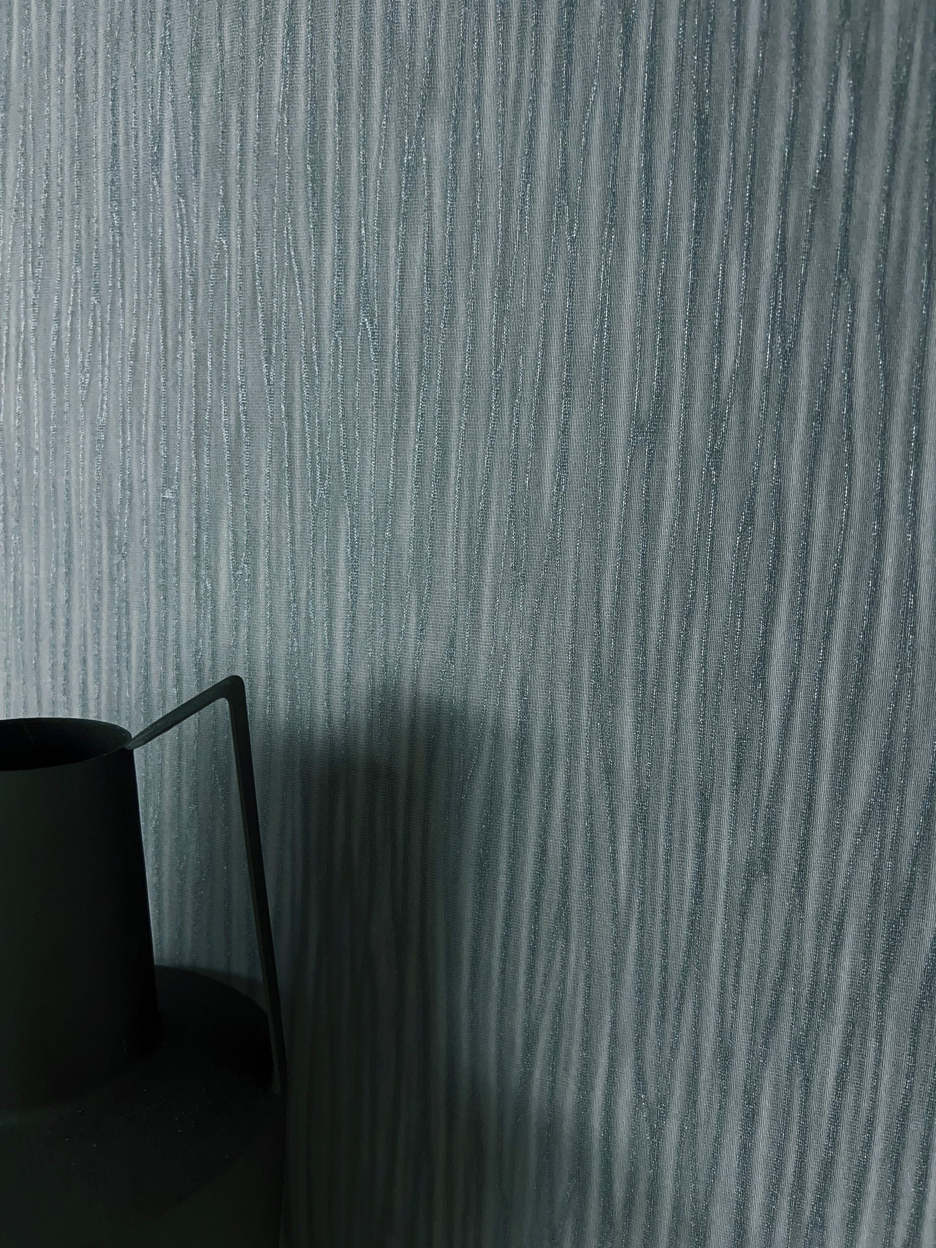 Newroom Vliestapete, Schwarz Tapete Uni Einfarbig - Unitapete Leinen-Optik Anthrazit Modern Stoff-Optik Textil-Optik für Wohnzimmer Schlafzimmer Küche
