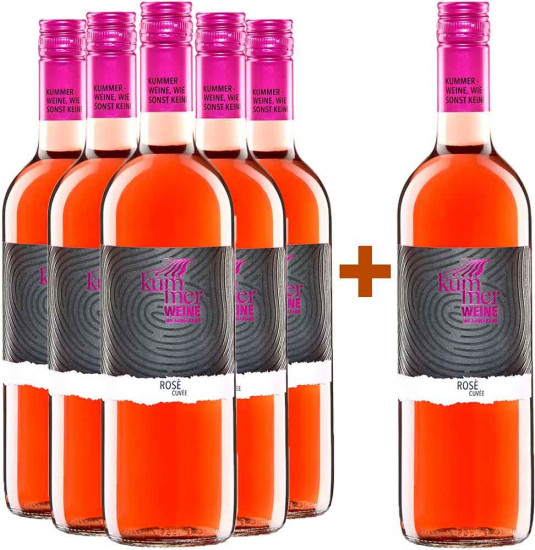 5+1 Rosé Cuvée Paket trocken - Kummer