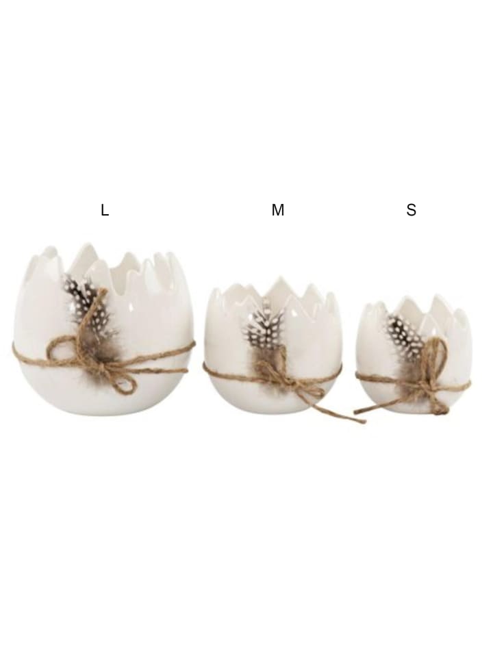 HOFF Ei-Schale Feathers in Weiß günstig kaufen onesize