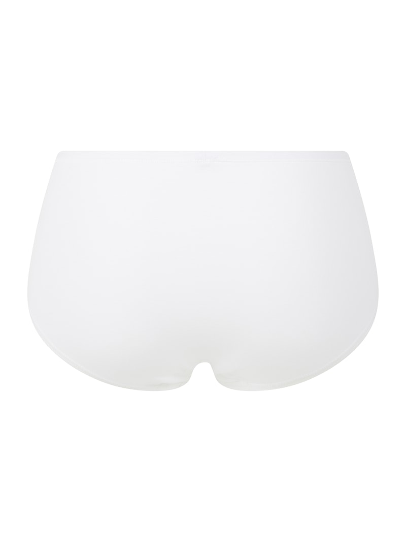 Panty mit Stretch-Anteil Modell 'Organic' in weiß