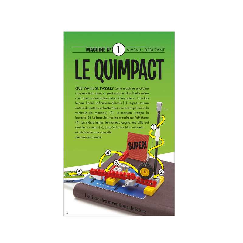 Livre Lego, réactions en chaine - Fleurus