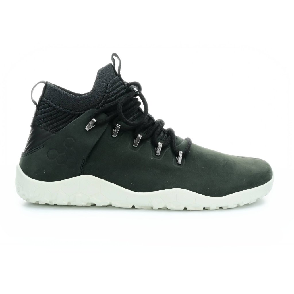 Vivobarefoot Magna FG L Black Leather Barfuß-Wanderschuhe