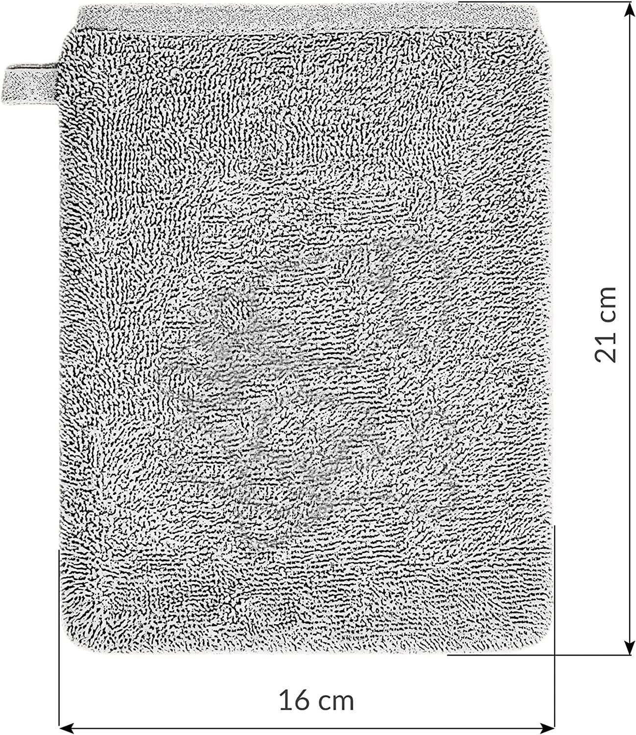 Lashuma Waschhandschuh (2-tlg), rosa Waschlappen für Mädchen 15x21 cm