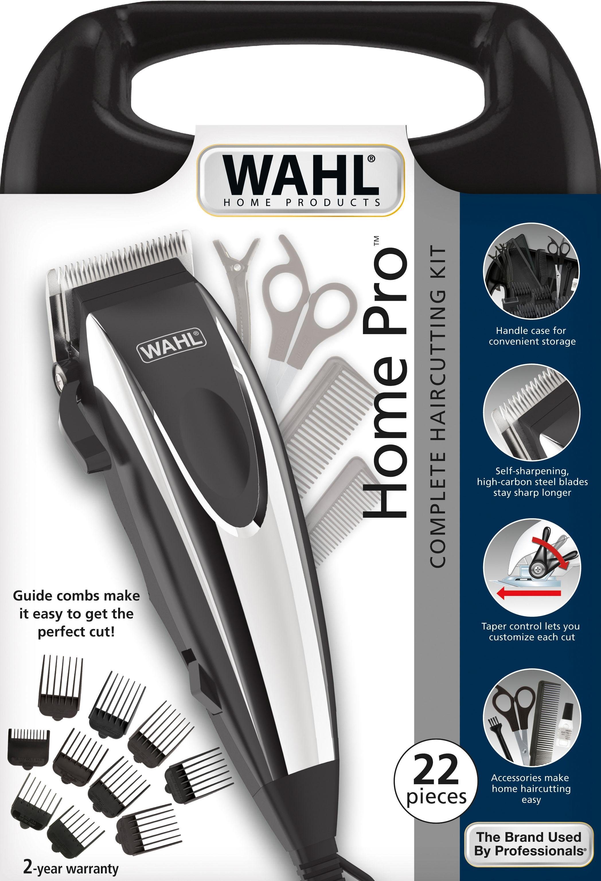 Wahl Haar- und Bartschneider 09243-2616 Home Pro, komplettes Friseur Kit