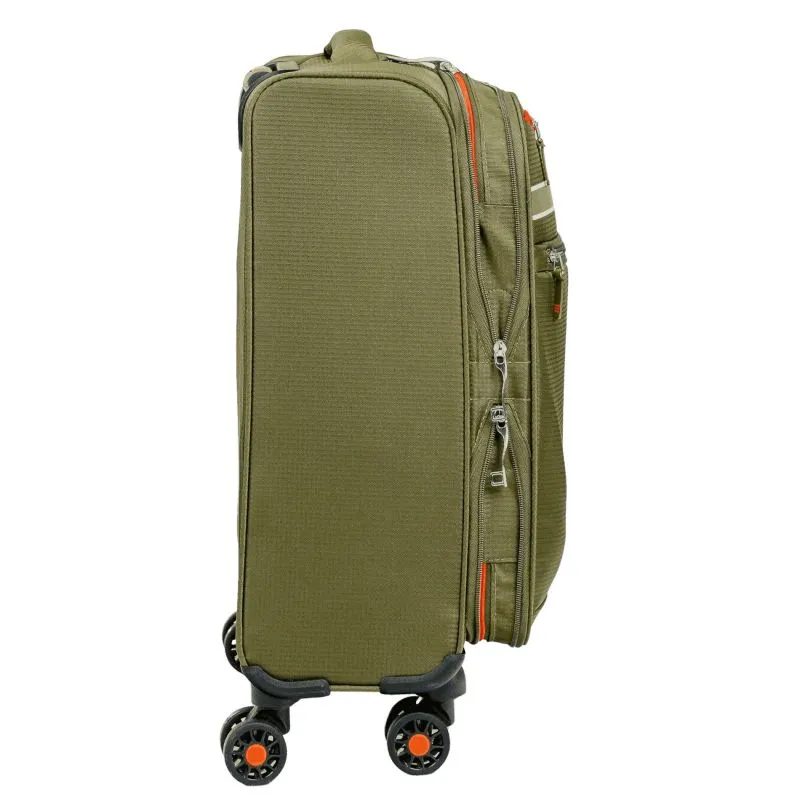 Swiss Bags Ohio Handgepäckstrolley S (55 cm) Erweiterbar - Olive Green