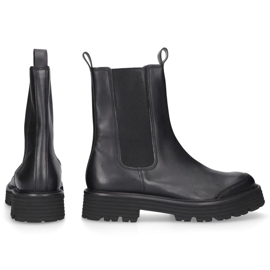 305 SOBE - Chelsea Boots WHITNEY Kalbsleder - schwarz