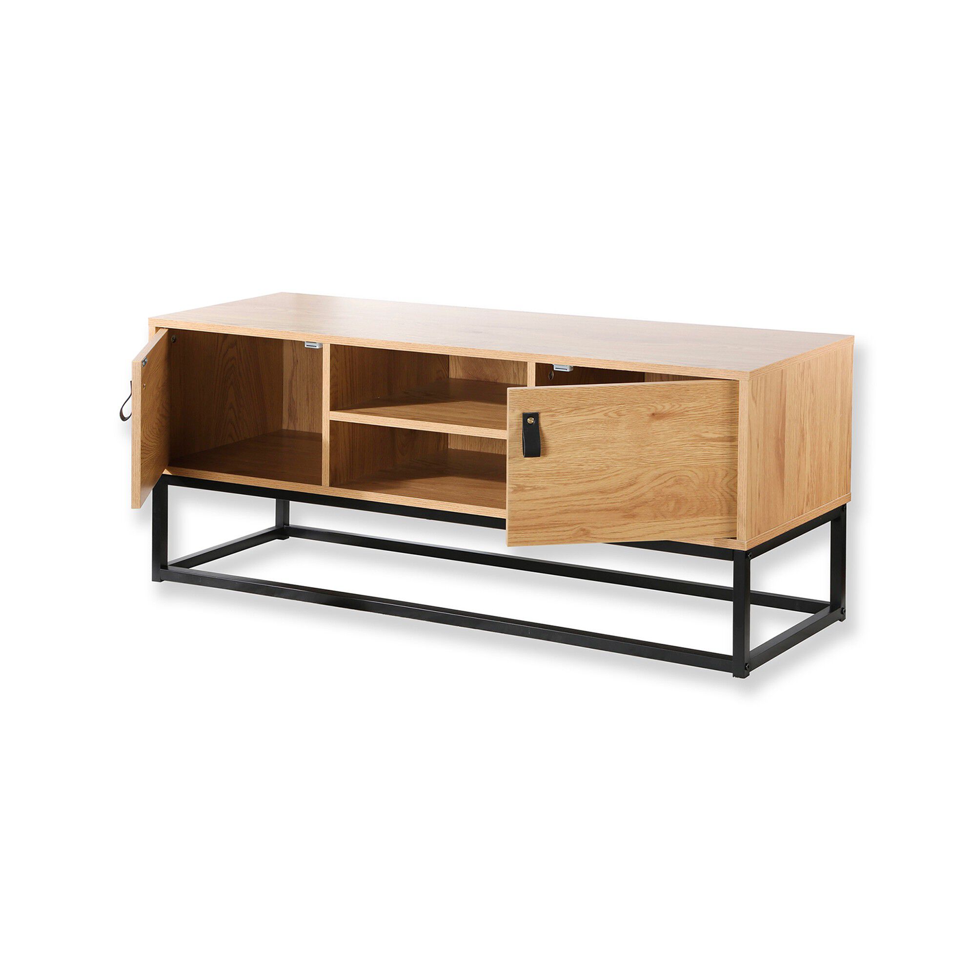 Meuble TV STOCKIES style industriel – 2 portes