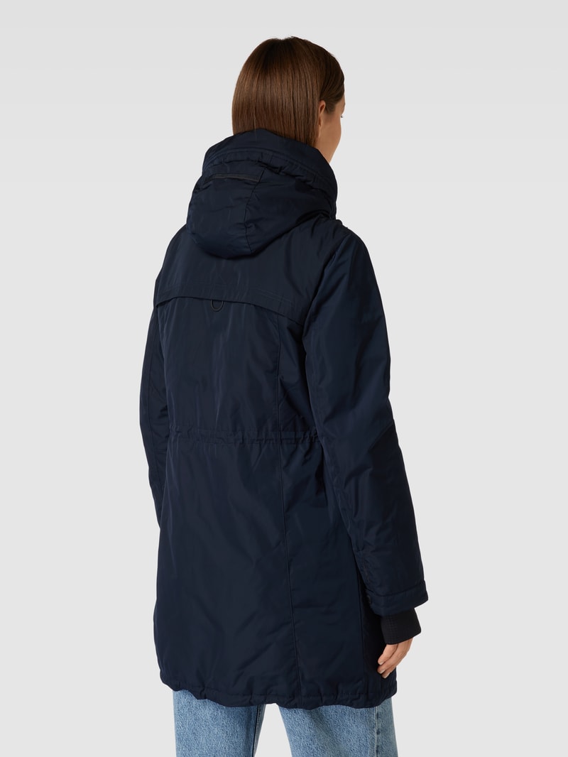 Jacke mit Kapuze in marineblau