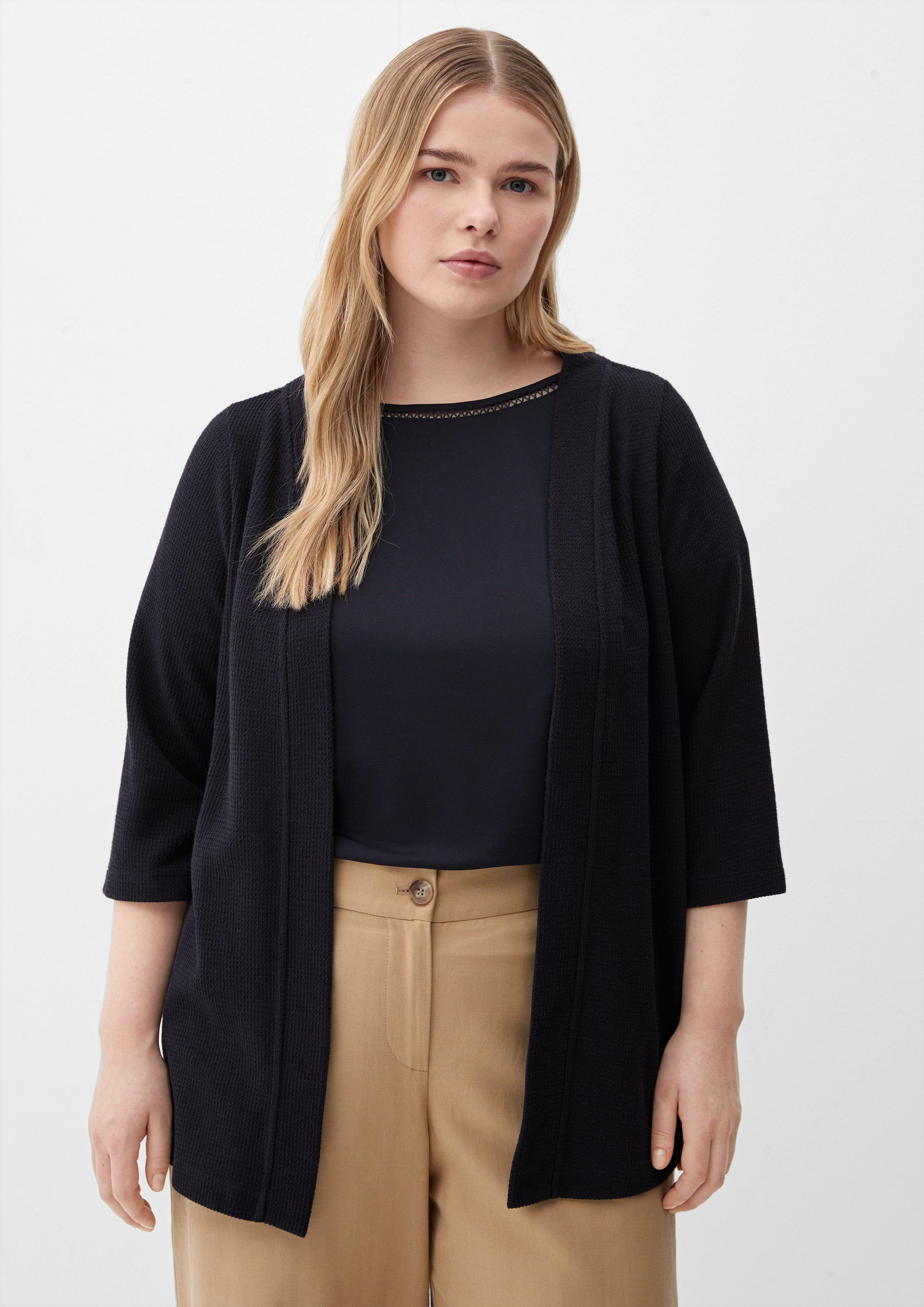 Cardigan mit Piquéstruktur  2129877-5976