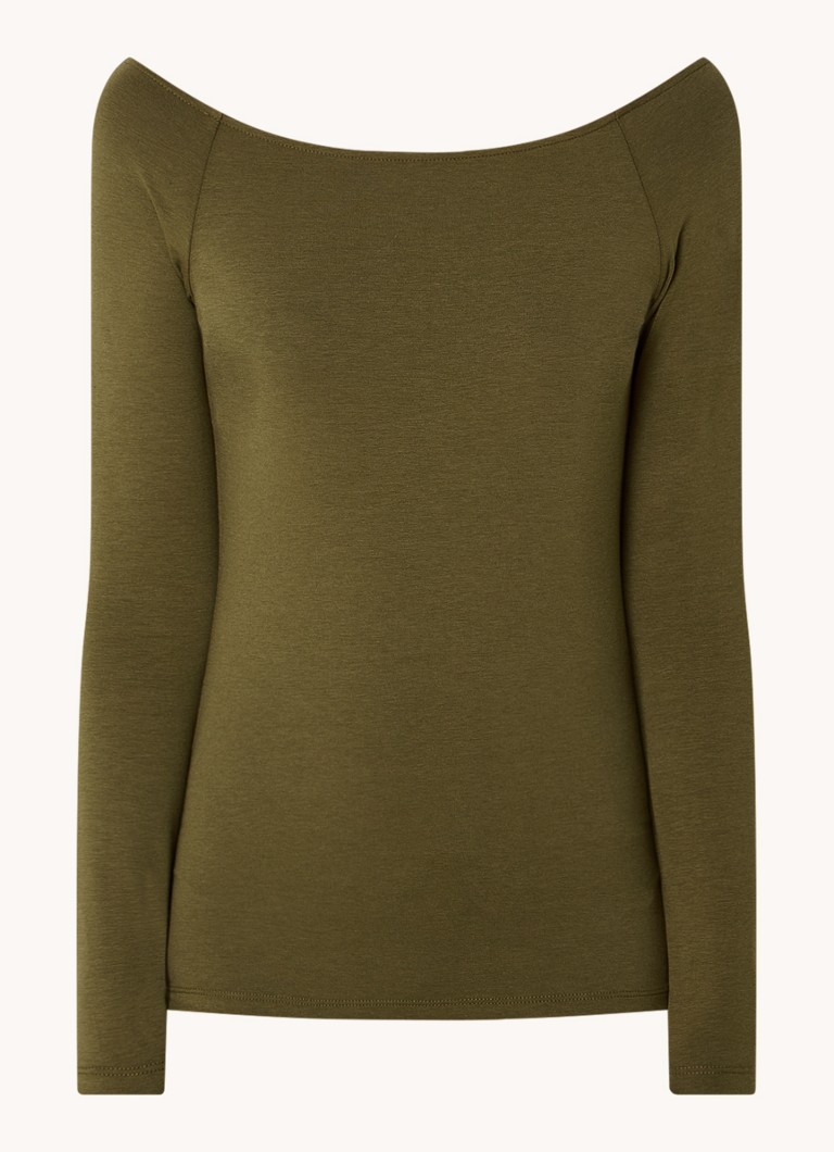 Modström Tansy top with boat neck