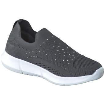 Barbarella Slip On Sneaker in grau