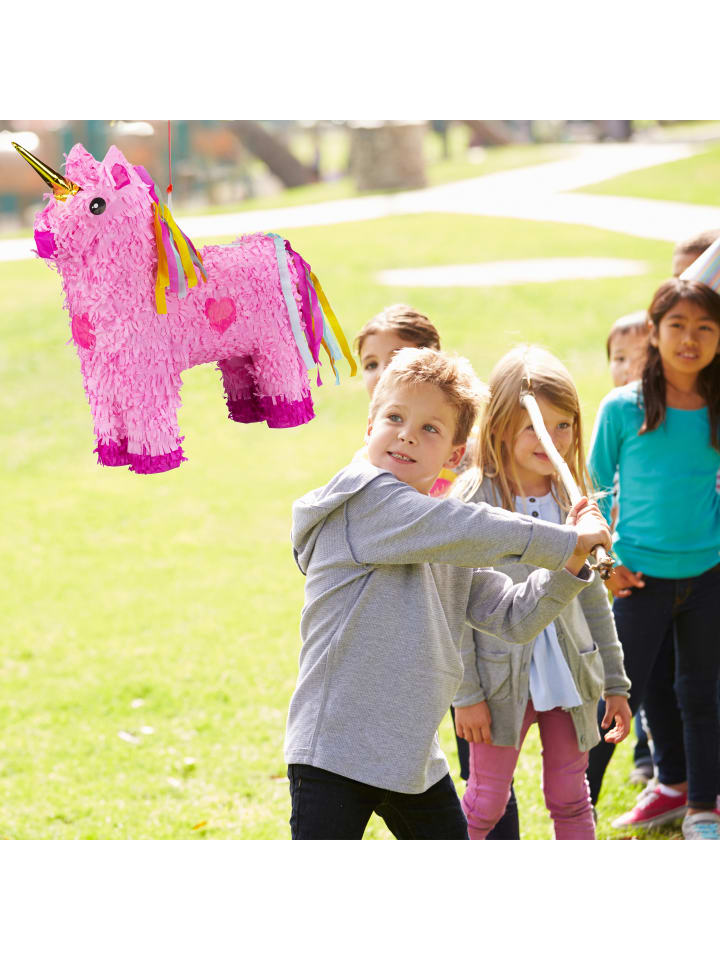 relaxdays Pinata Einhorn in Rosa/Pink günstig kaufen onesize