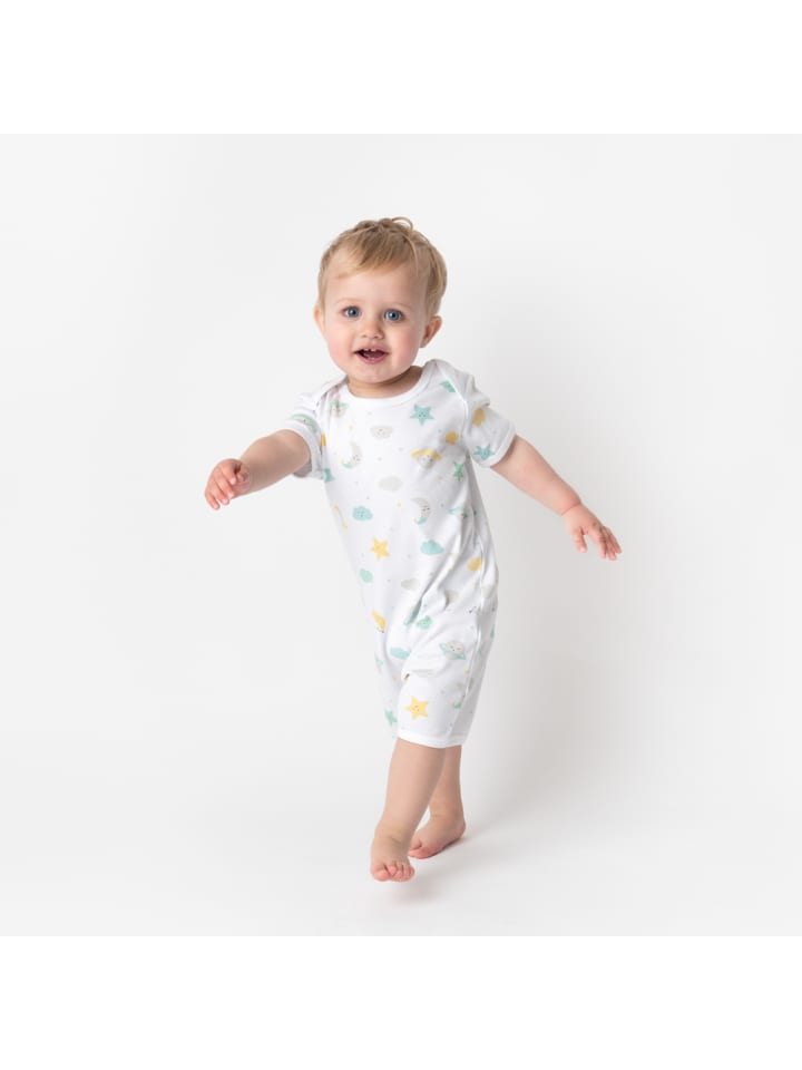 Schlummersack Bio Baby-Strampler kurzarm 2er-Pack in Beige günstig kaufen