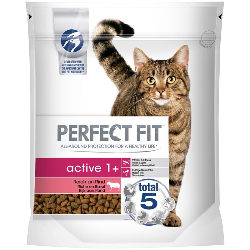 PERFECT FIT Trockenfutter PERFECT FIT Active 1+ mit Rind 6x750 g