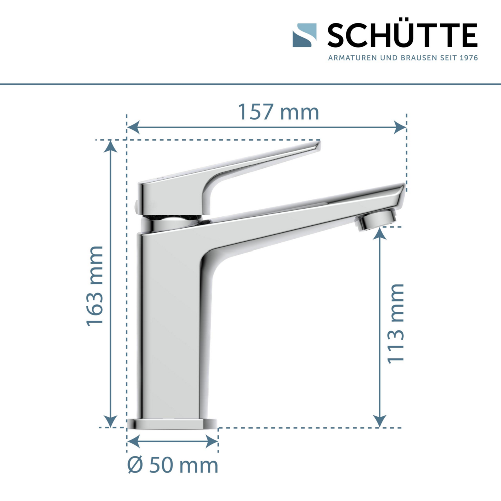 Schütte Waschtischarmatur RAVEN in Chrom