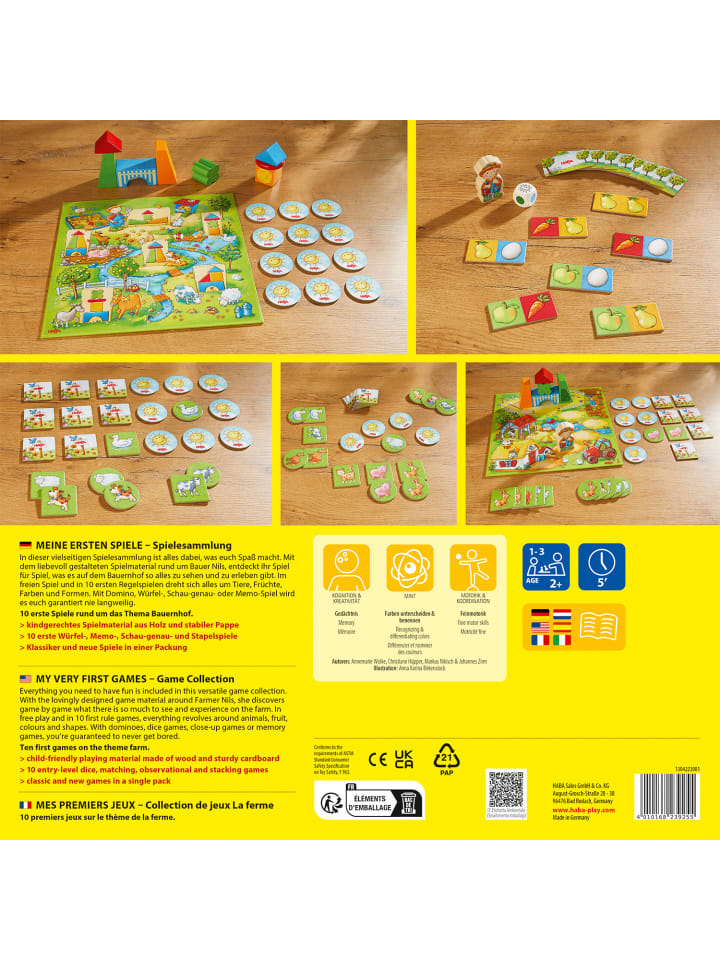 Haba Spiel Meine ersten Spiele in Spielesammlung günstig kaufen onesize