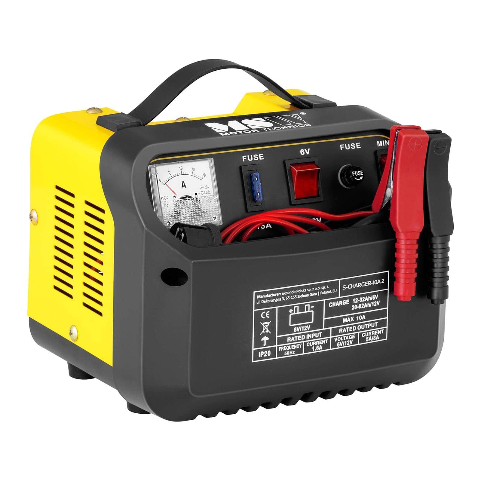 MSW Autobatterie Ladegerät Kfz Pkw Ladegerät Batterie 6 12 V 5 8 A Autobatterie-Ladegerät