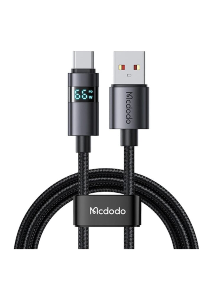 Mcdodo Mcdodo CA-6520 USB-A auf USB-C Kabel, 1,2m, 100W, 6A, Schnellladen in Schwarz günstig kaufen 120 cm