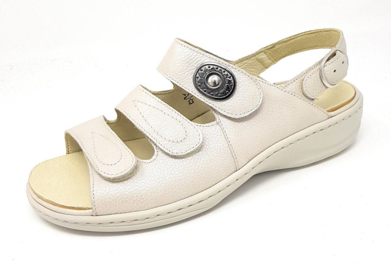 WALDLÄUFER Komfort Sandalen beige Heria