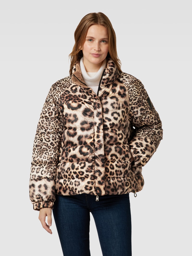 Steppjacke mit Animal-Print - 50 Jahre Jubiläumskapsel in camel