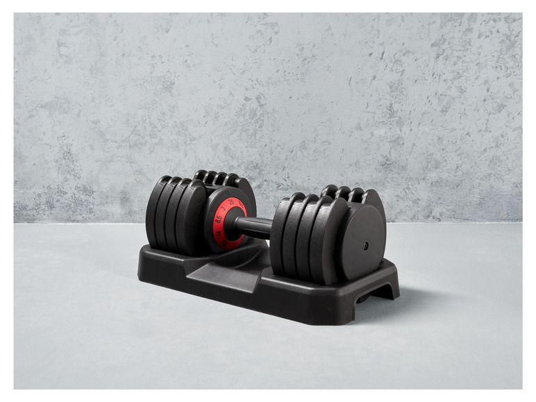 CRIVIT Kurzhantel verstellbar bis 25 kg