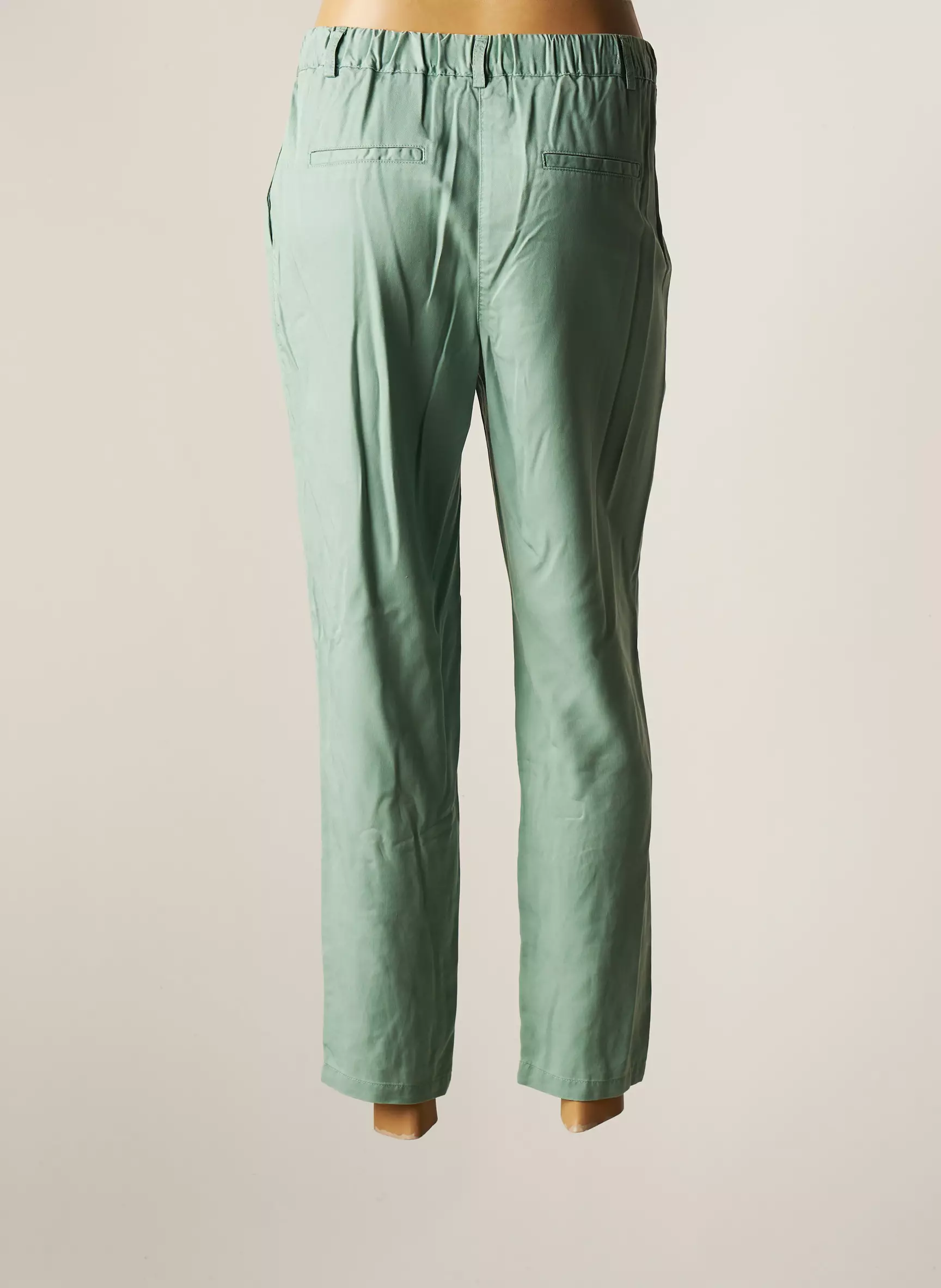 C Est Beau La Vie Pantalons Chino Femme couleur vert
