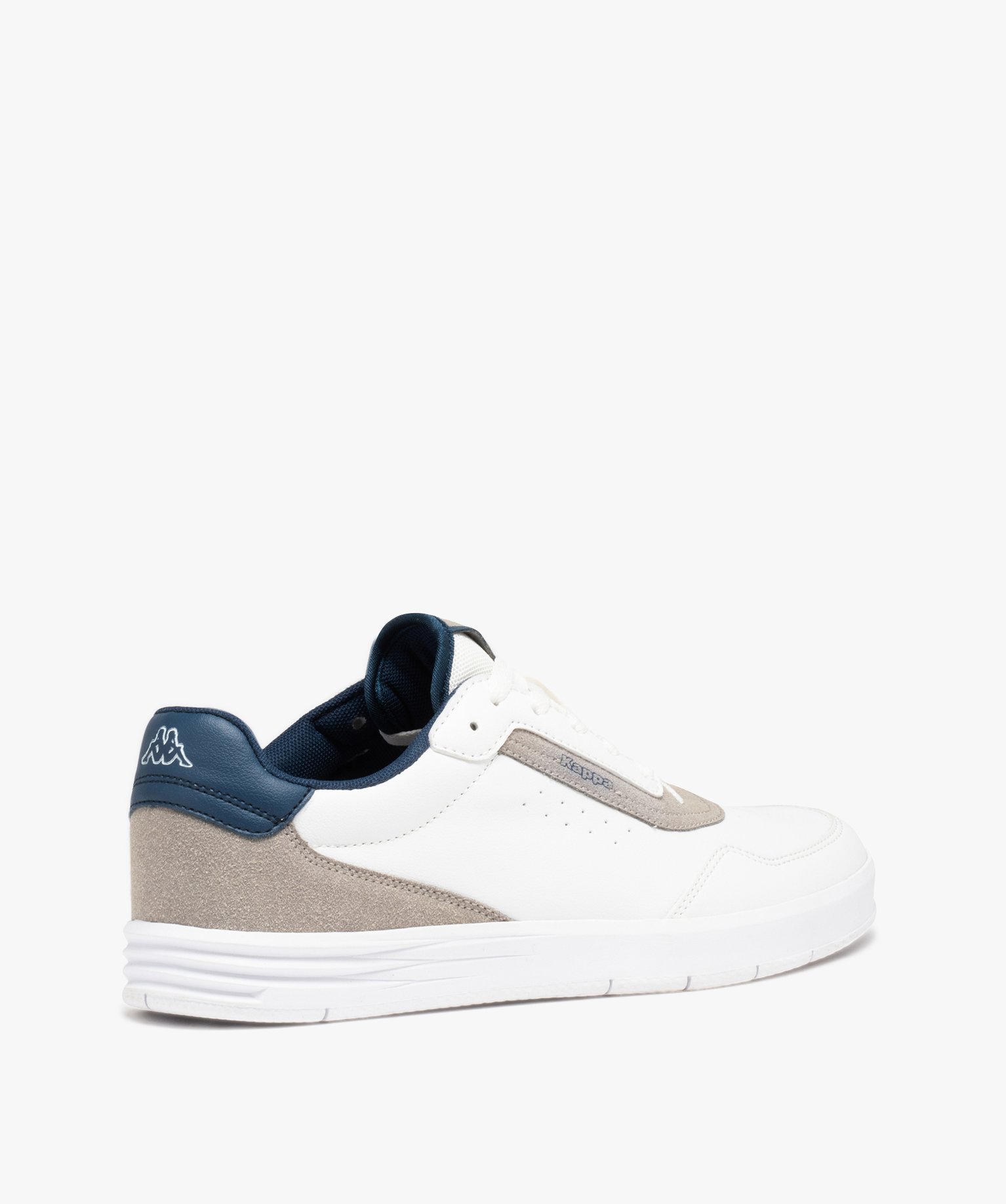 Baskets homme style rétro à lacets - Kappa blanc | GEMO