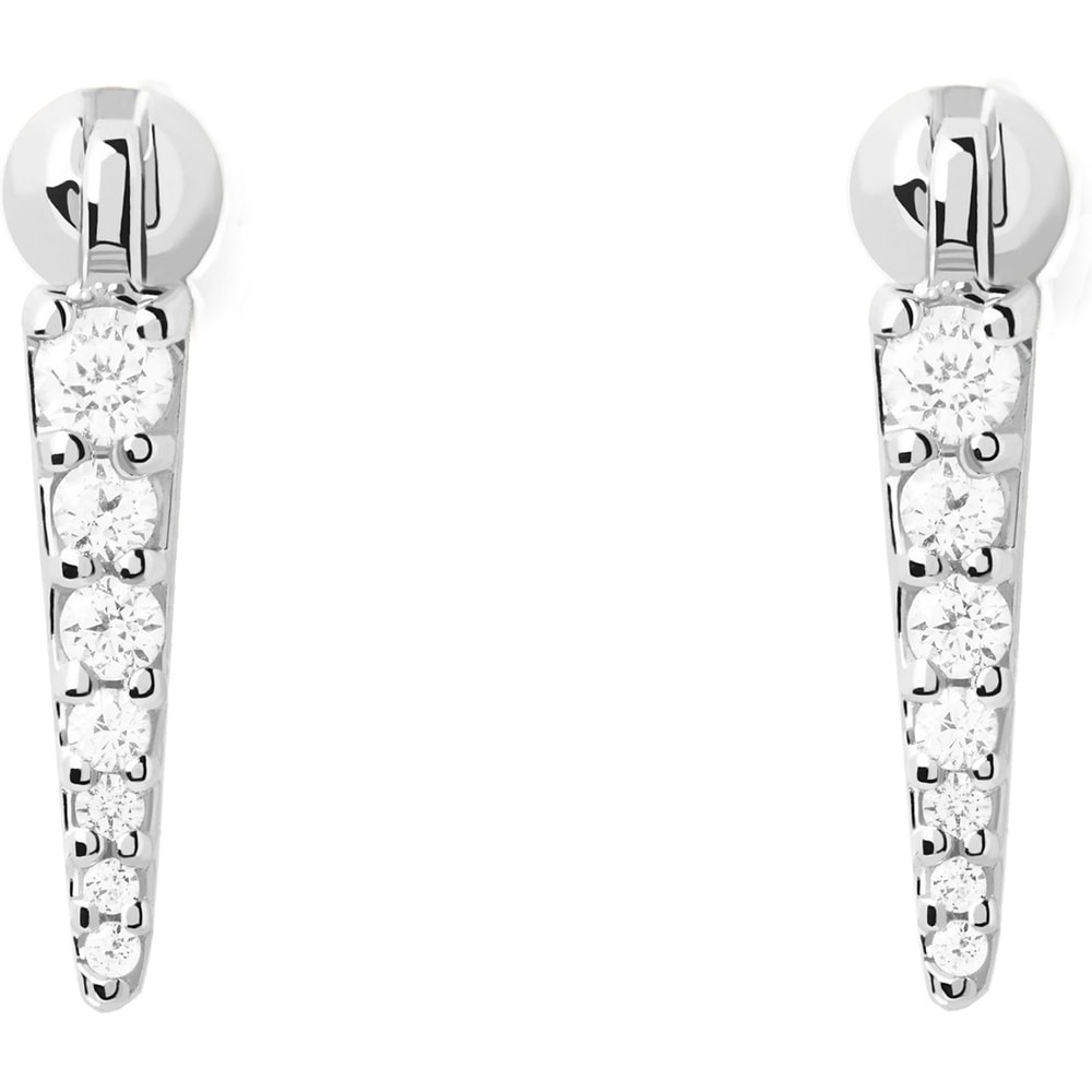 P D Paola Boucle d'oreille unique 925 Argent Boucles d'oreilles