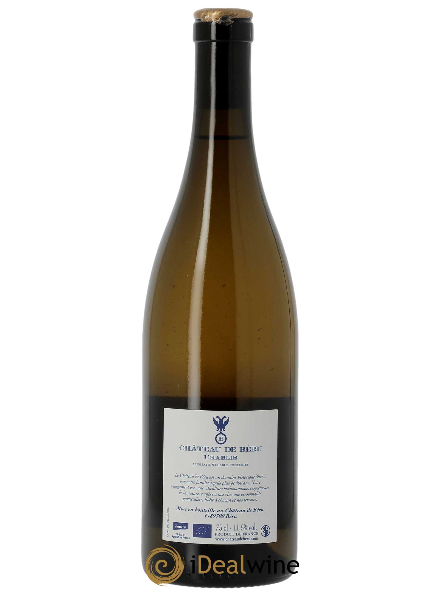 Chablis Montserre Château de Béru  2021 - Lot de 1 Bouteille