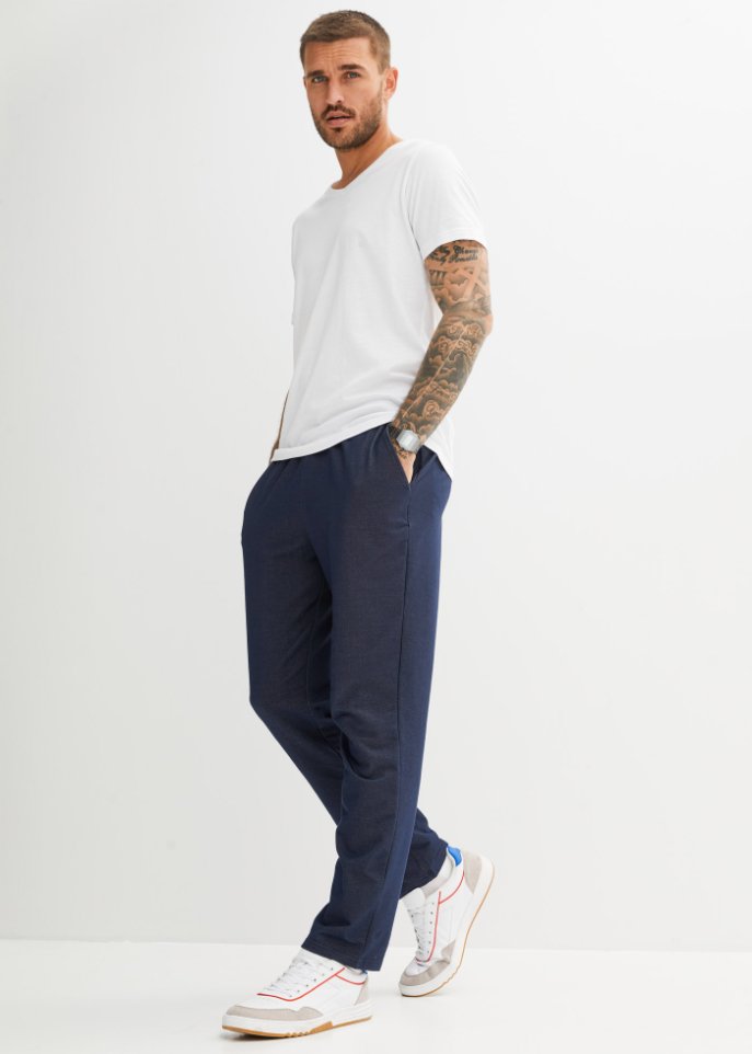 Sweathose in Denimoptik