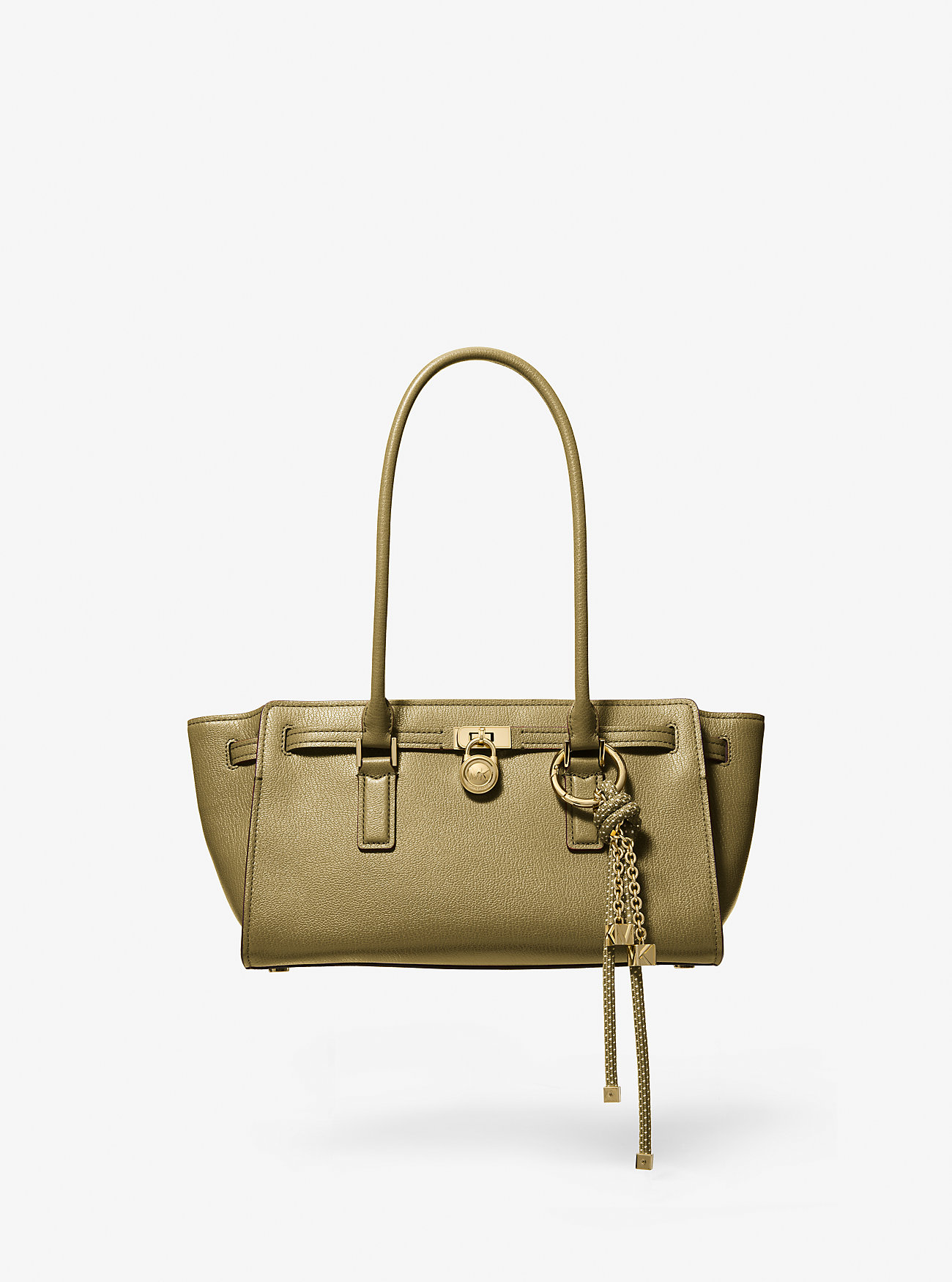 Hamilton Moderne Small Leather Satchel - PISTACHIO