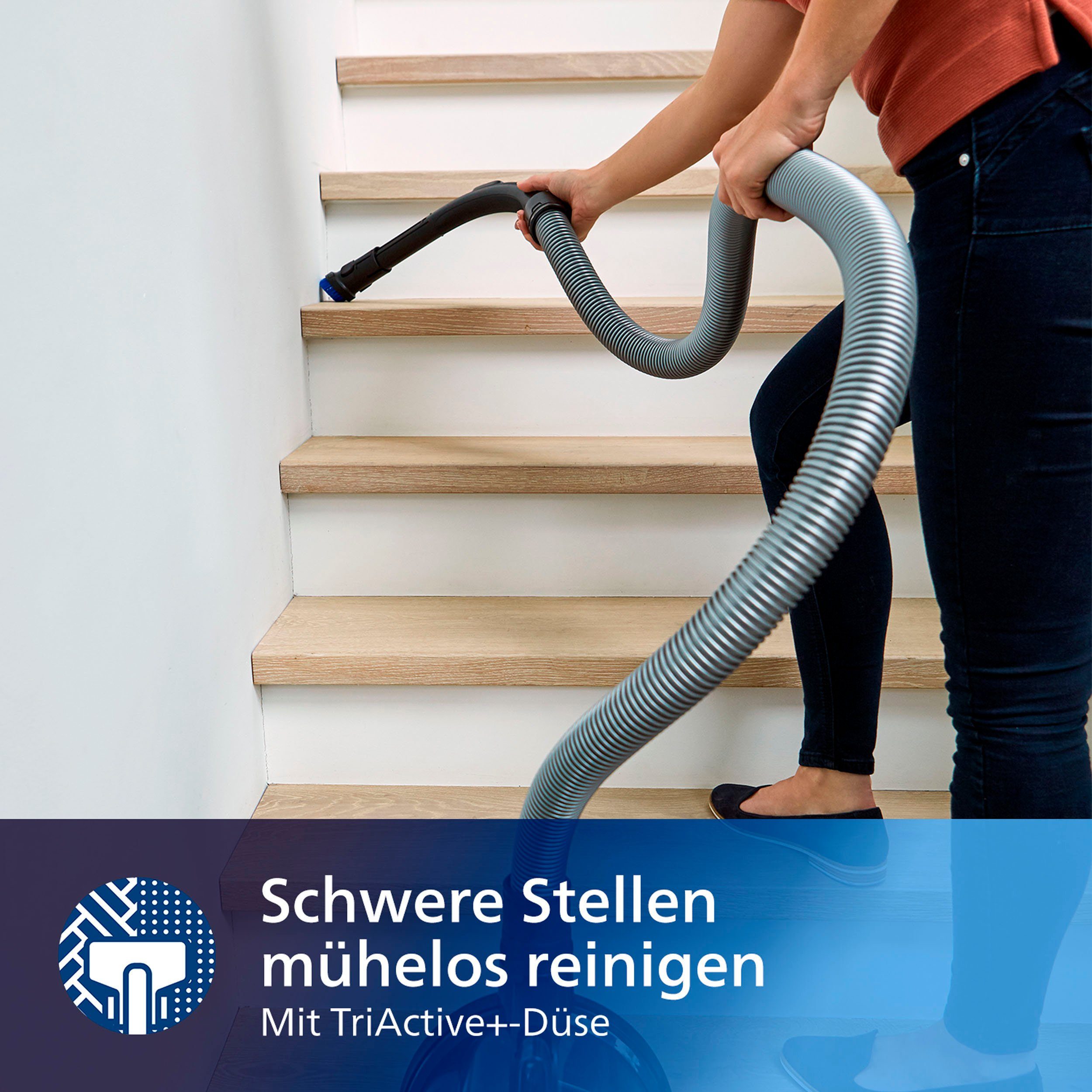 Philips Bodenstaubsauger FC9729/09, 900 W, beutellos