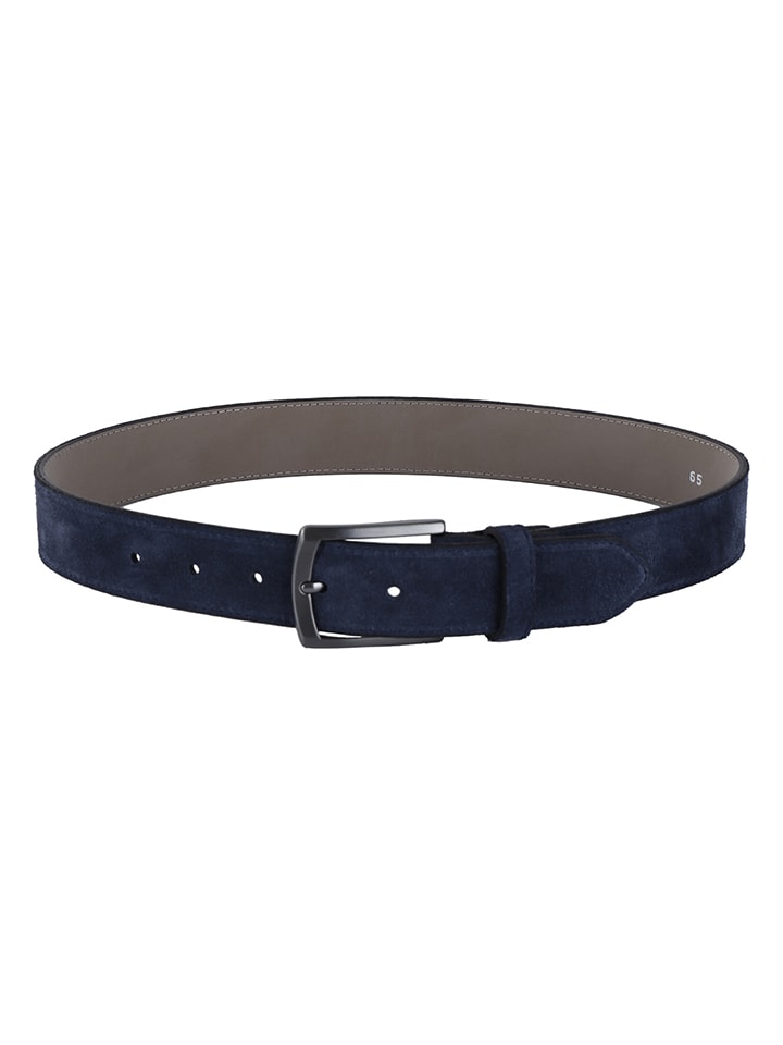 New G.O.L Leder-Gürtel in Dunkelblau günstig kaufen