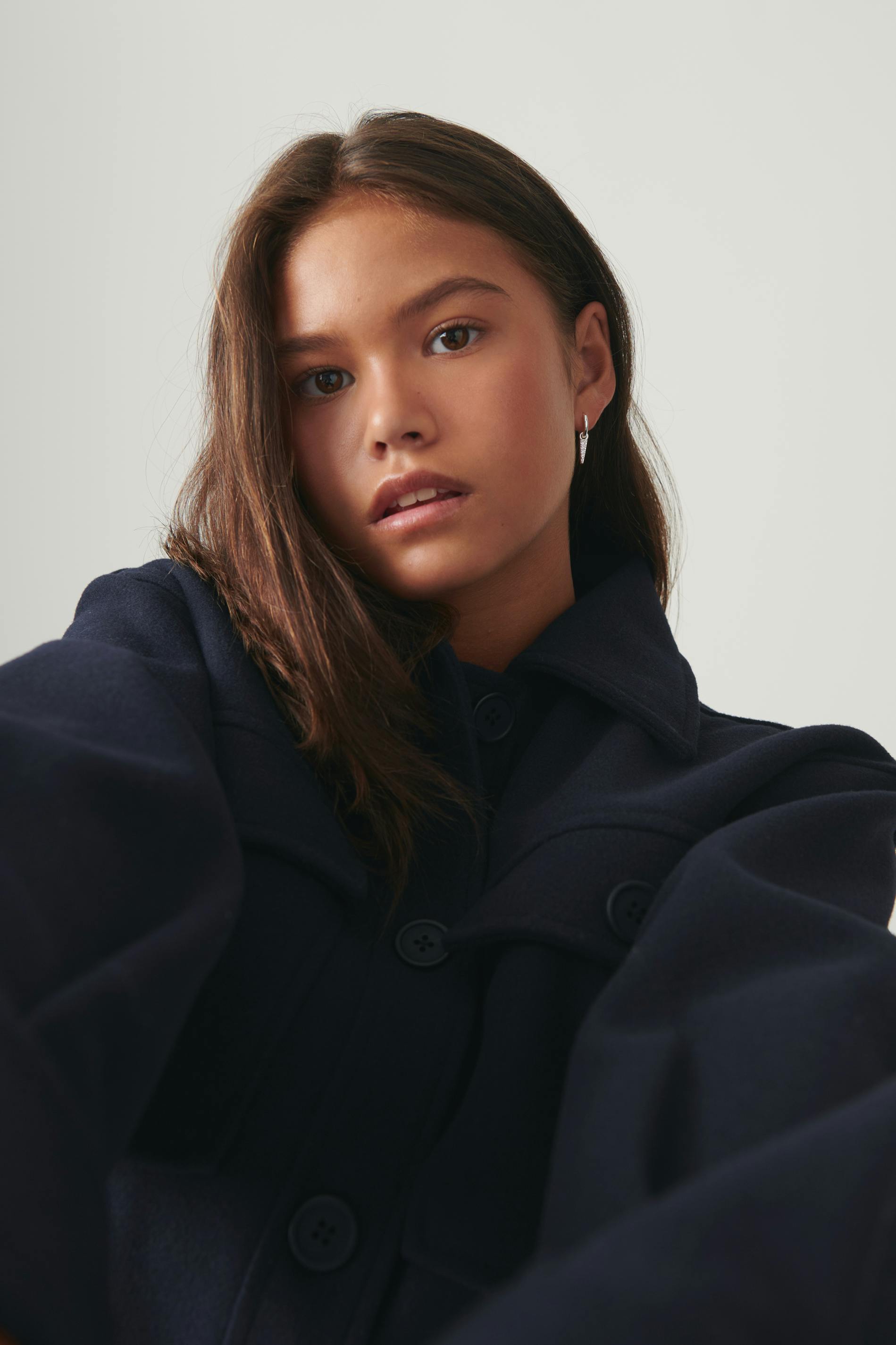 Y front pocket jacket