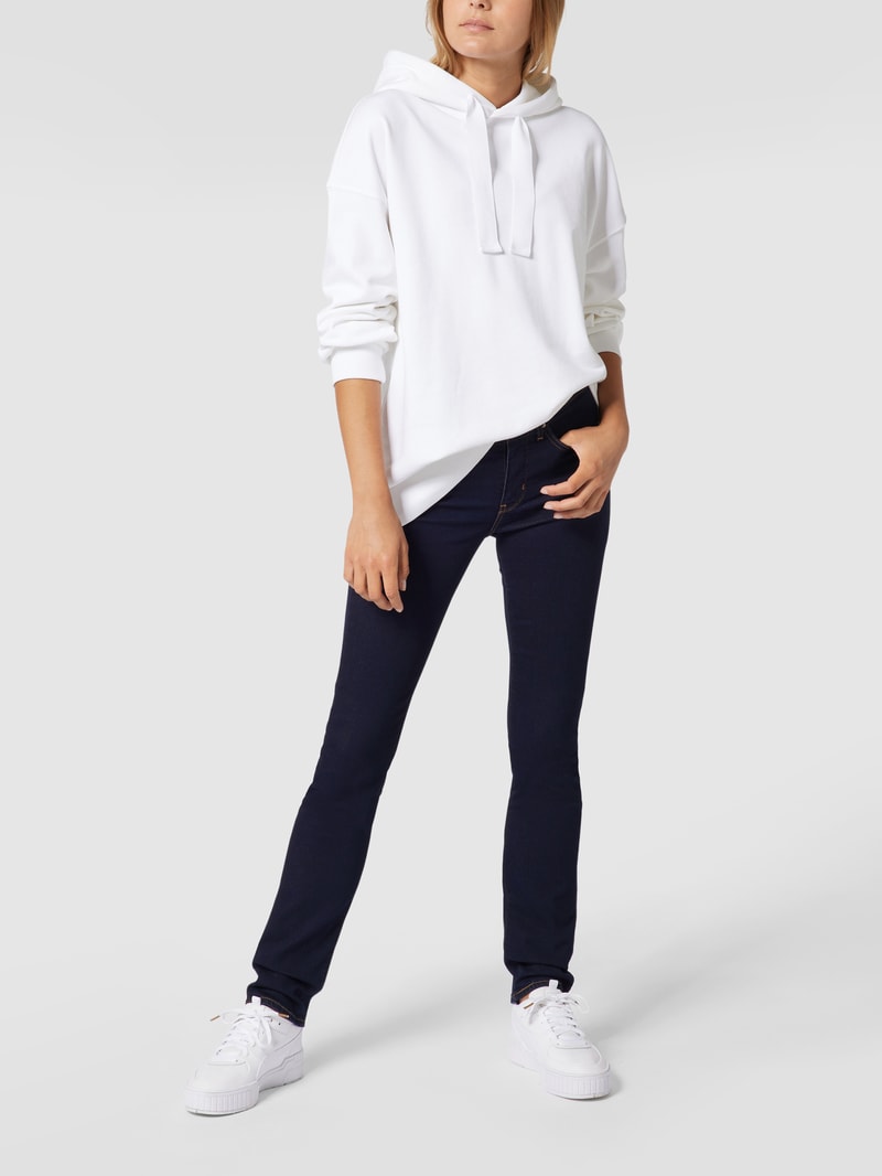 Shaping Slim Fit Jeans mit Stretch-Anteil Modell '312' - Water<Less™ in dunkelblau
