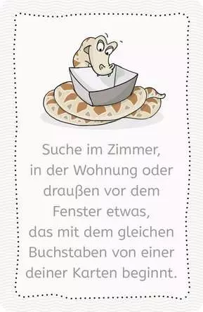 Erste Buchstaben - Kartenspiel ab 5 Jahren