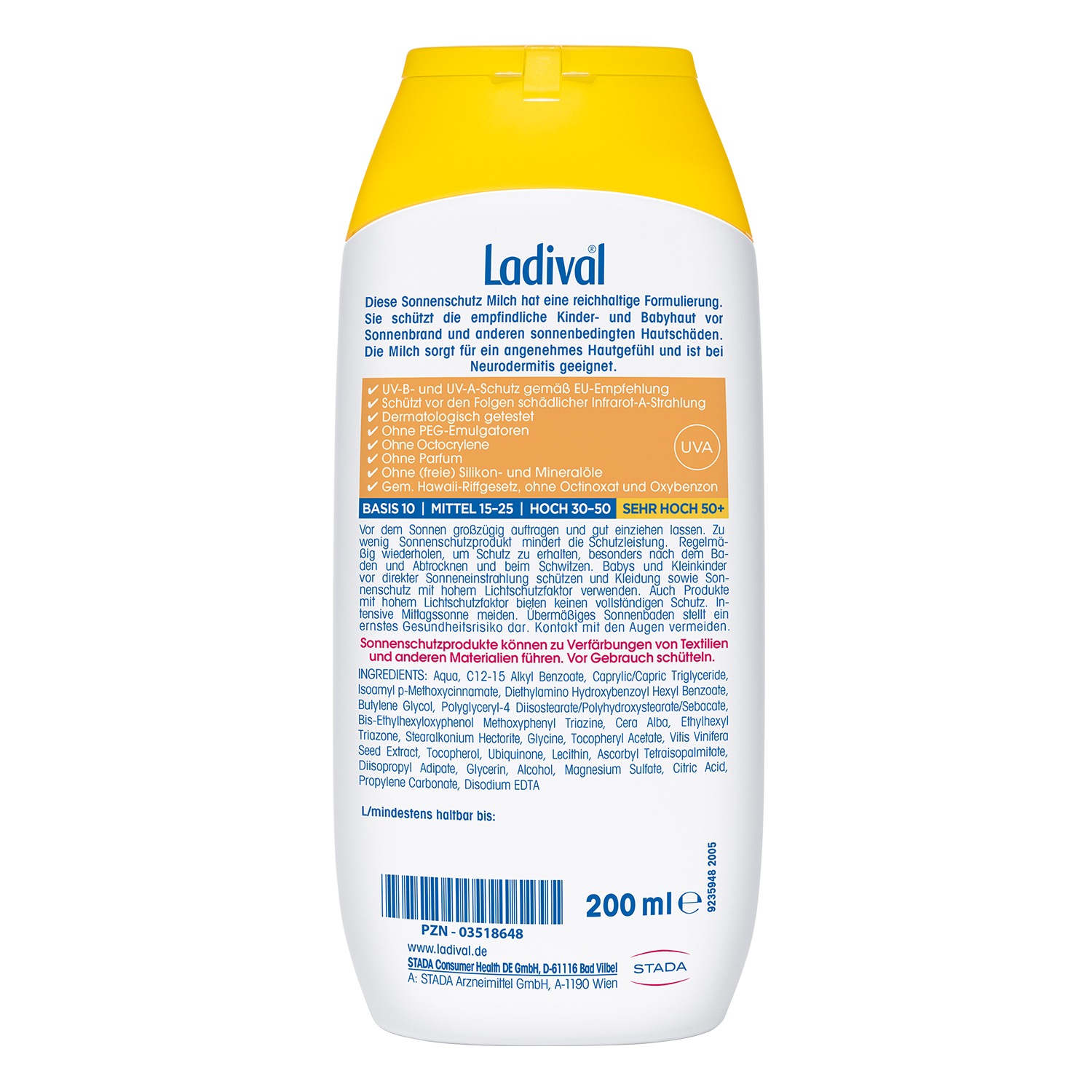 Kinder Sonnenmilch LSF 50+