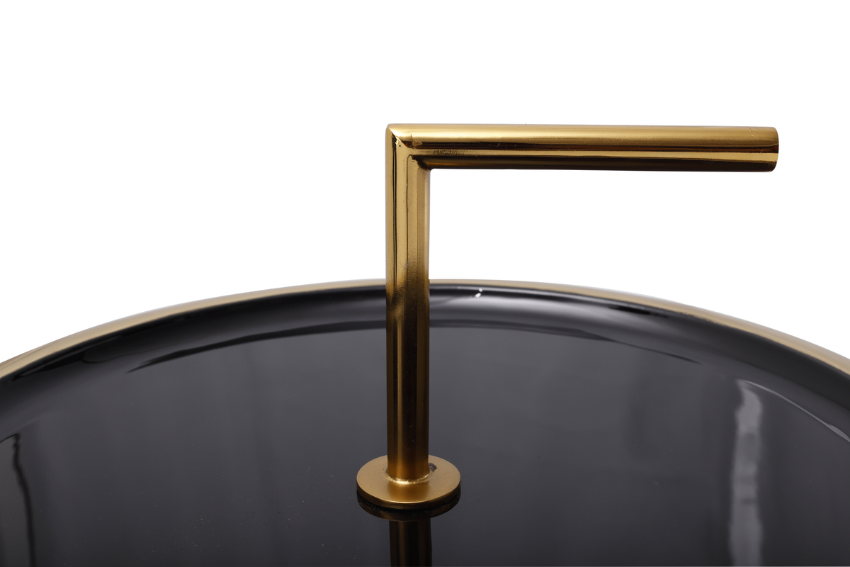 Kayoom Beistelltisch Art Deco 545 Schwarz