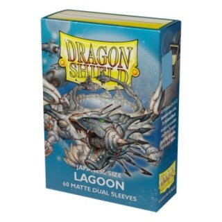 Dragon Shield Japanese size Dual Matte Sleeves - Lagoon 'Saras' (60)