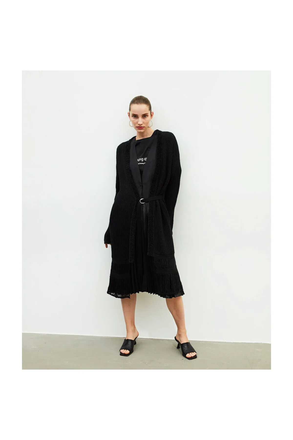 İpekyol  Langer Cardigan aus Wolle