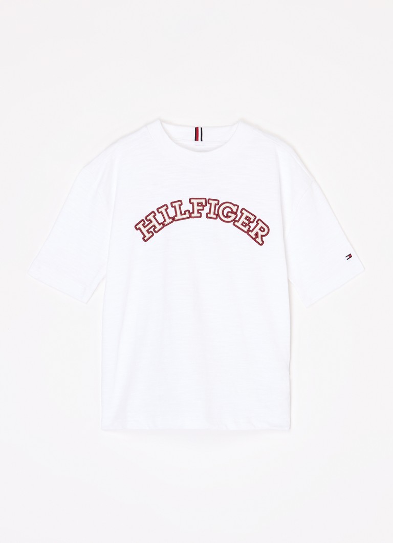 Tricou Tommy Hilfiger cu logo brodat