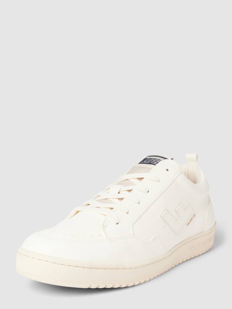 Sneaker mit Label-Details Modell 'Roland' in weiß