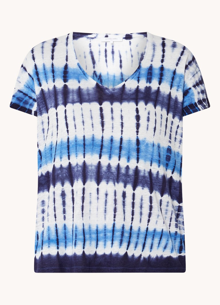 T-shirt in lino Gerard Darel Melane con stampa tie-dye