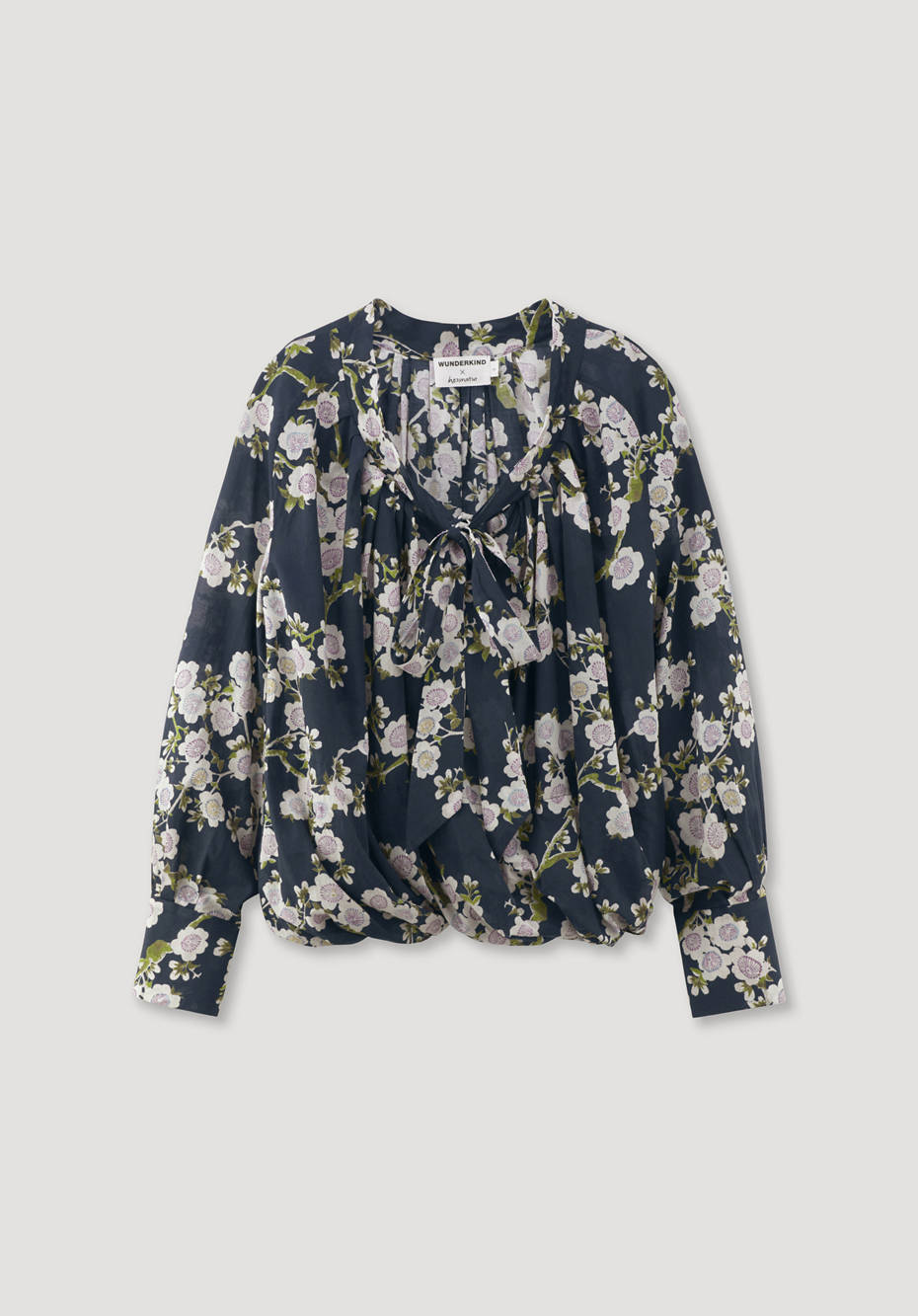 WUNDERKIND X HESSNATUR Bluse aus reiner Bio-Baumwolle