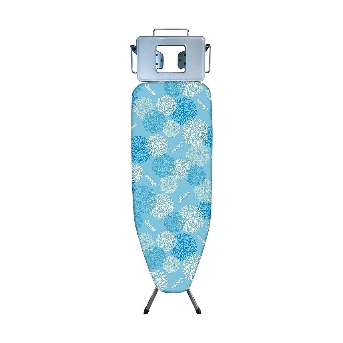 Vileda Bügelbrett Bügelbrett Vileda Solid Blau Edelstahl 122 x 44 cm