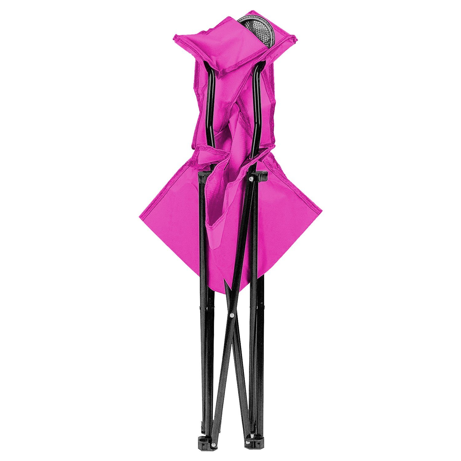 Mojawo Klappstuhl 2'er Set Anglersessel mit Getränkehalter und Tasche Pink