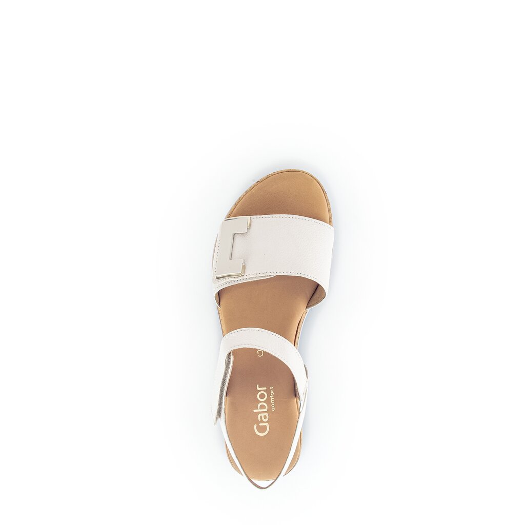 Gabor comfort Keilsandalette beige