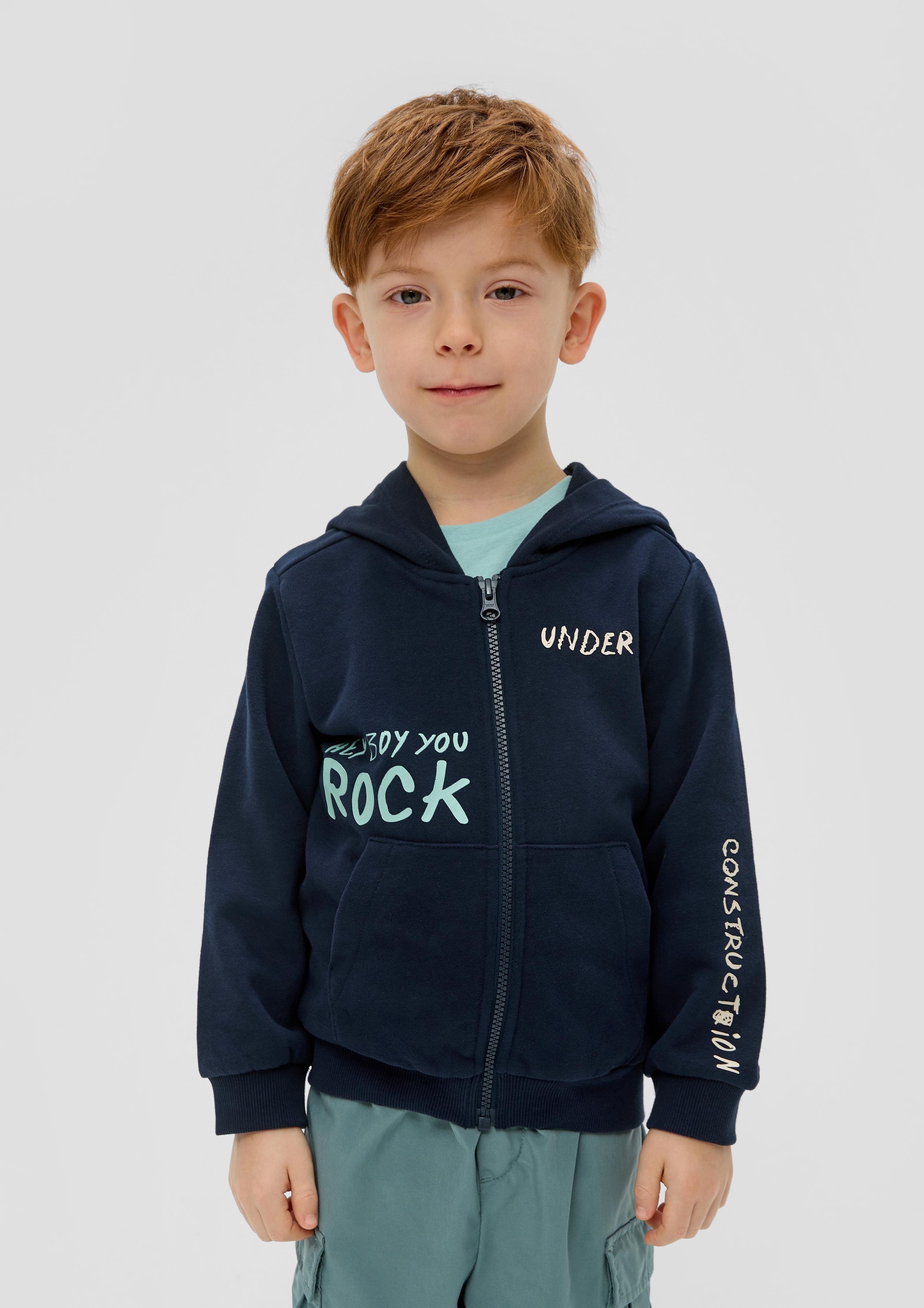 Sweatjacke aus Baumwollstretch  2140433-5952