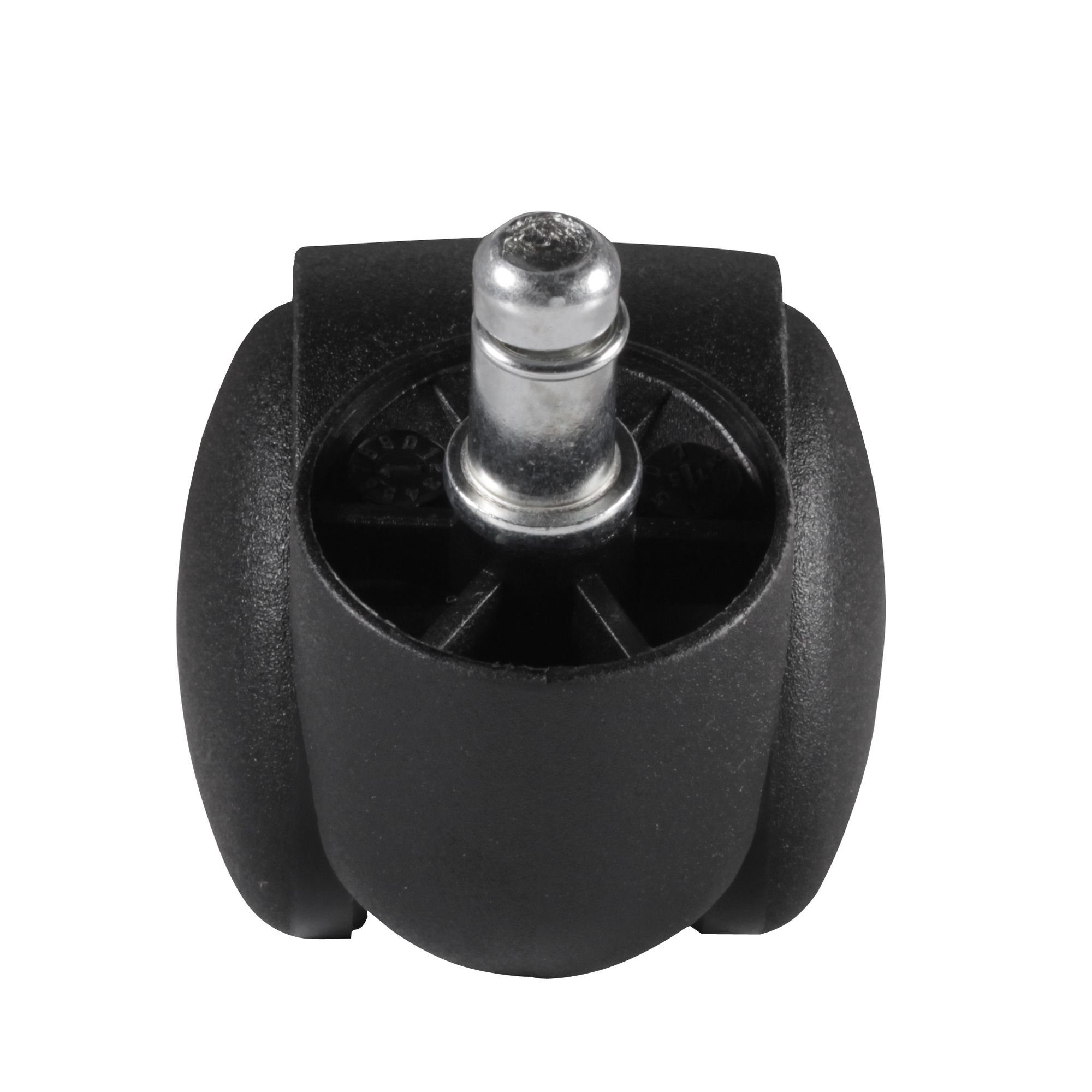 KADIMA DESIGN Stuhlrolle Premium Teppichbodenrollen für Bürostühle, 5er Set, Schwarz
