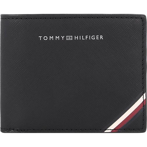 TOMMY HILFIGER TH Central Mini Geldbörse Leder 10 cm